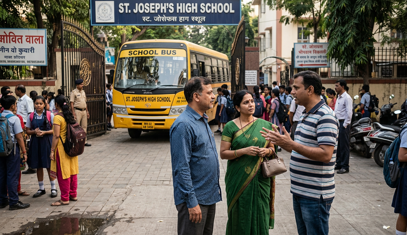 Speed monitoring school bus GPS India