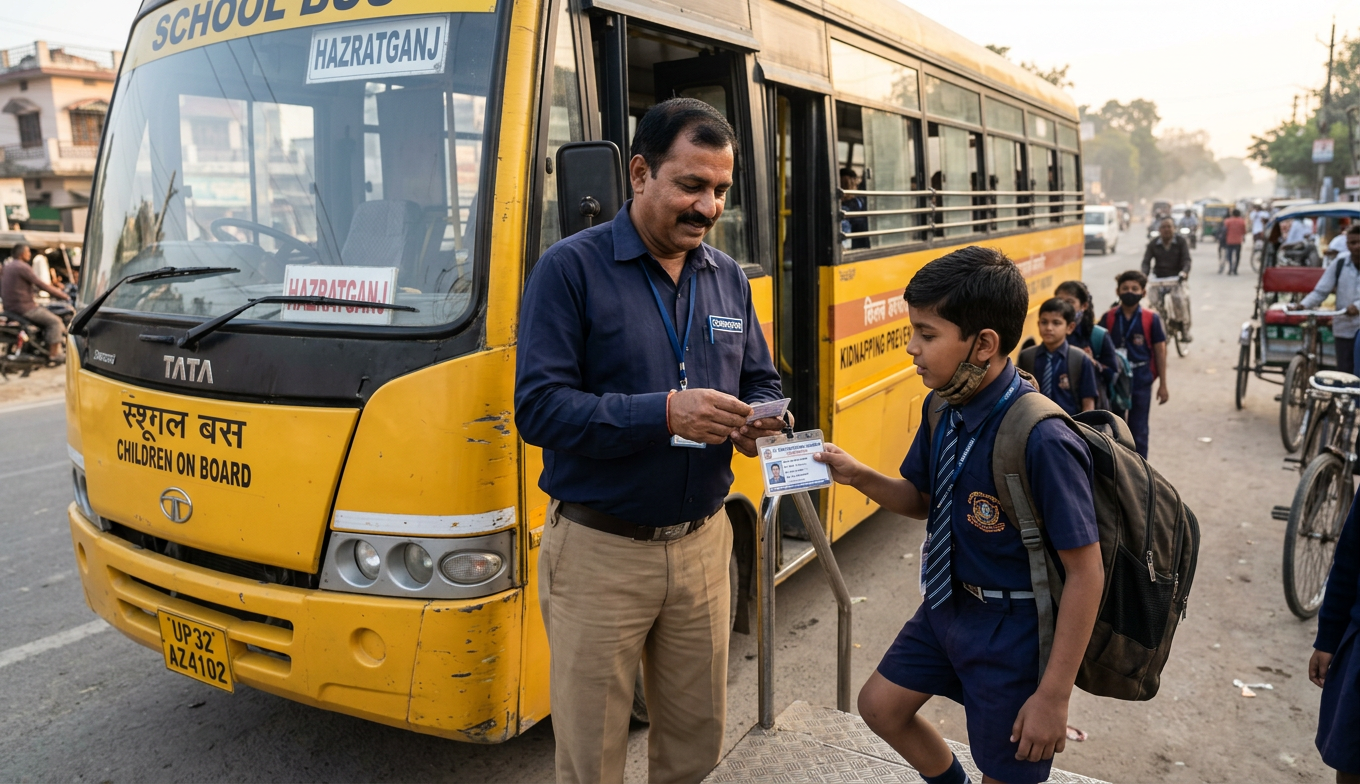Child abduction risk during school commute India