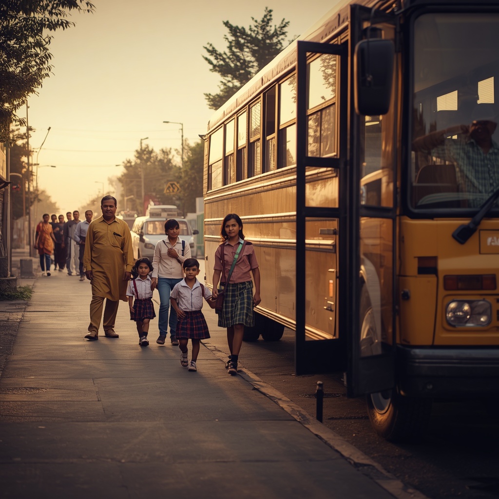 GPS tracking features for school bus safety India