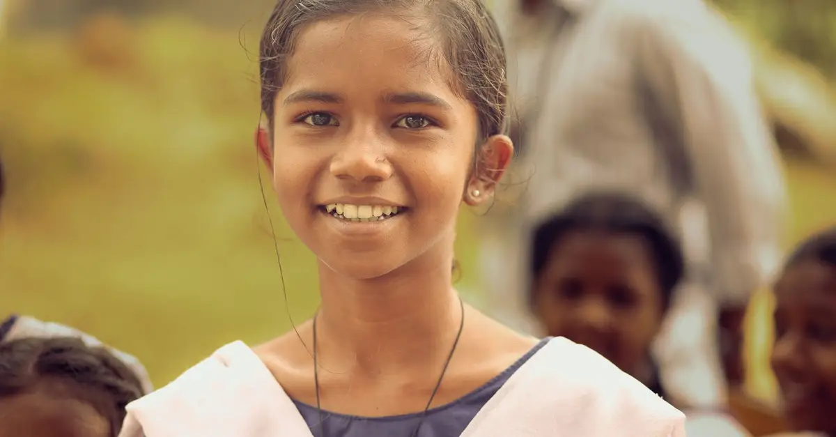 Village school in India